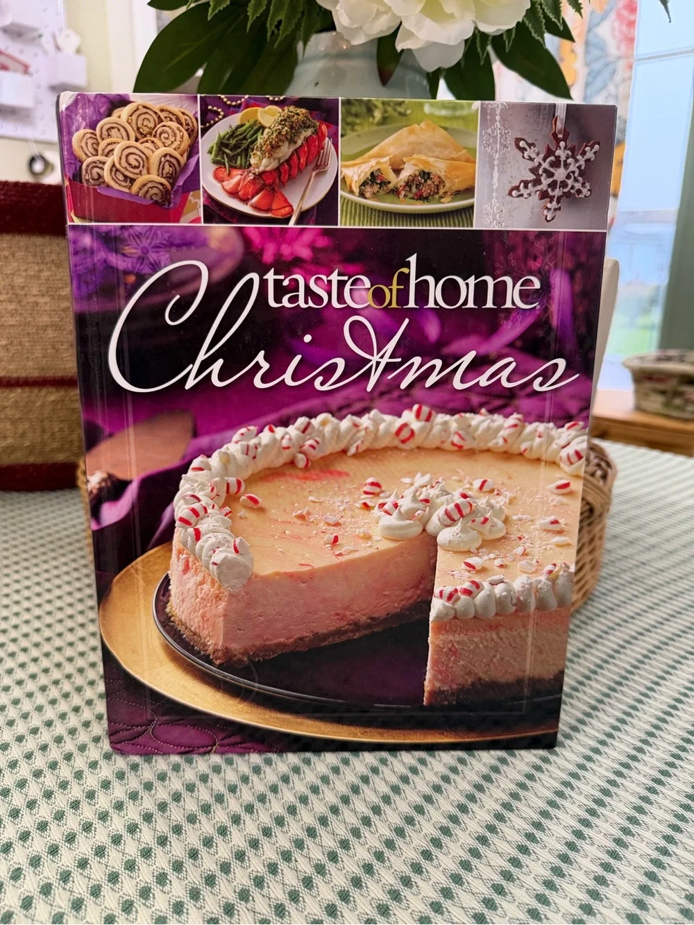 Taste of Home Christmas Cookbook Hardcover Y2K Christmas Cookbook Illustrations